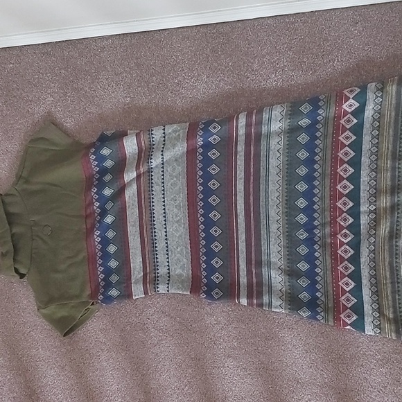 Smash! Hippie Patterned Comfy Dress - Picture 2 of 6